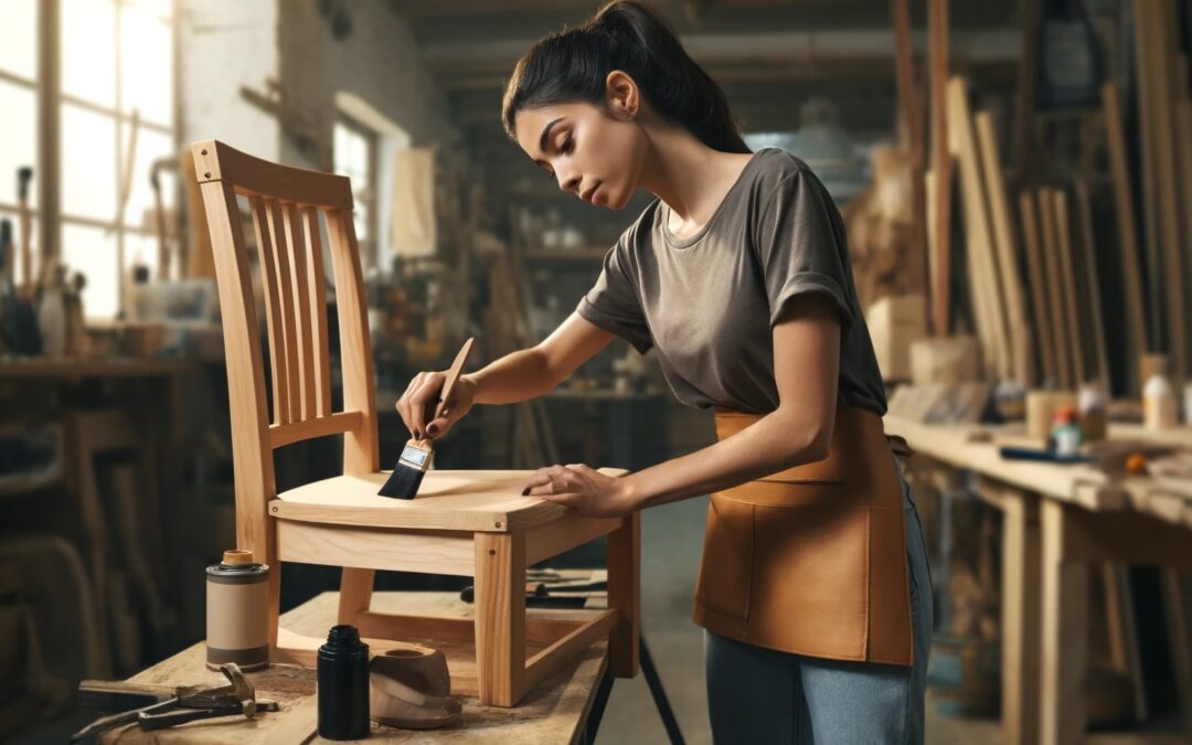 barniza tus sillas de madera