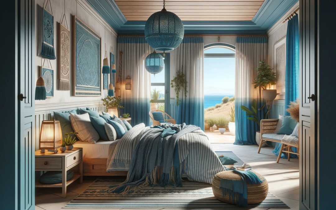 dormitorio estilo mediterráneo