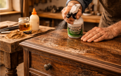 Recuperar muebles con xilófagos: solución profesional y definitiva