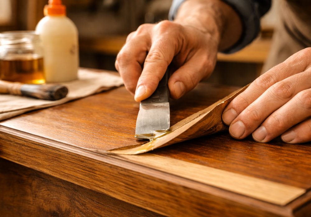 reparar chapas de madera levantadas (1)