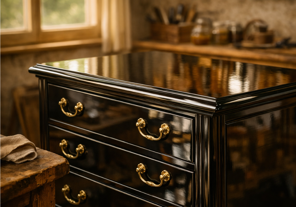 restauración de muebles lacados