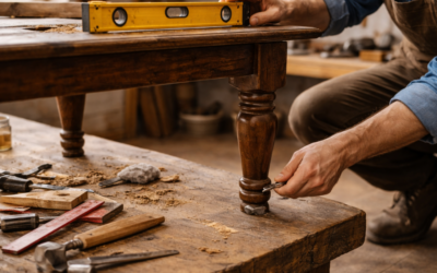 Cómo nivelar muebles desnivelados y estabilizarlos correctamente