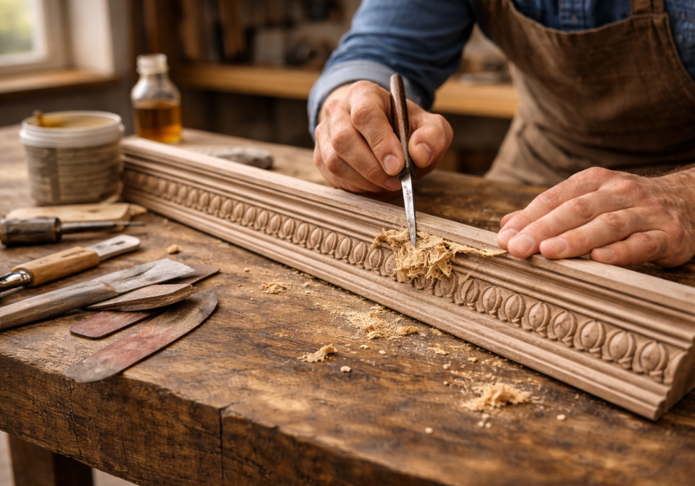 técnicas para reparar molduras de madera