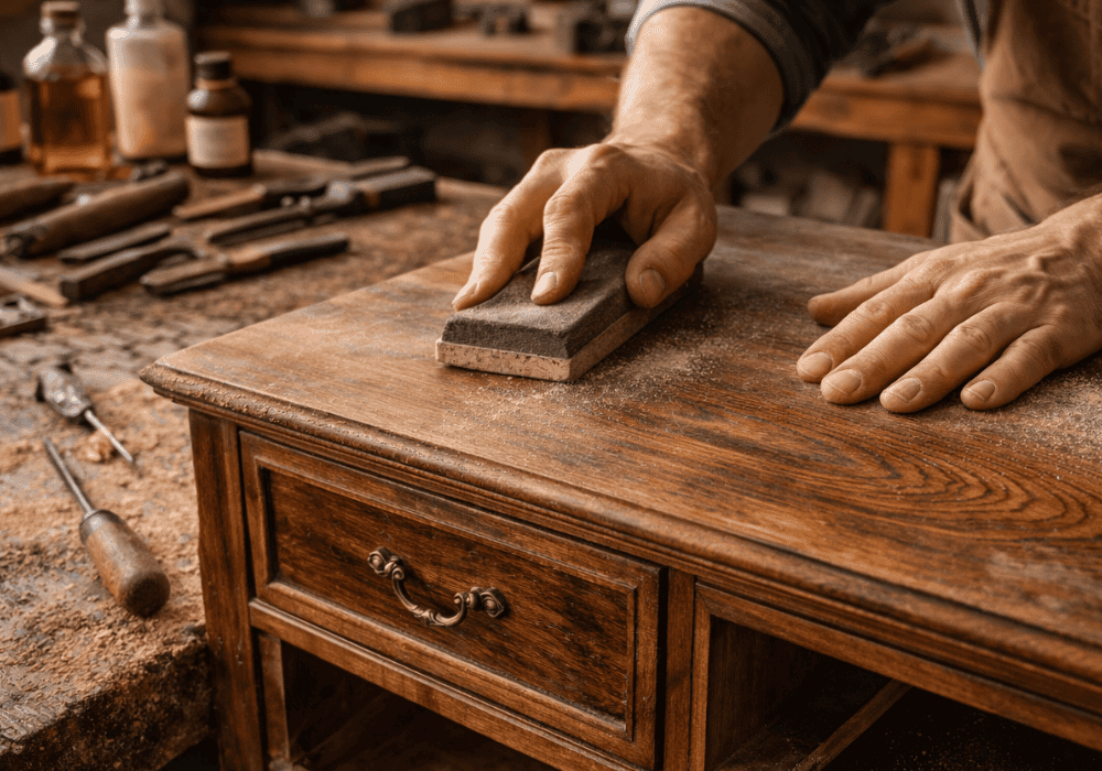 restaurar cómoda antigua paso a paso (1)