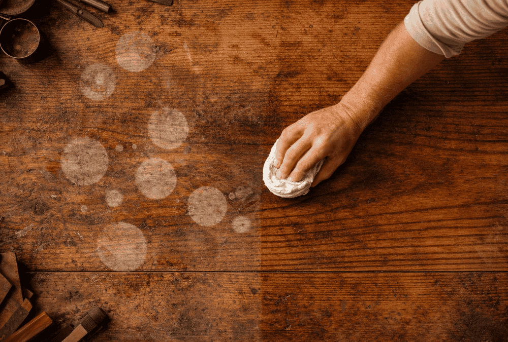 eliminar manchas de agua en madera