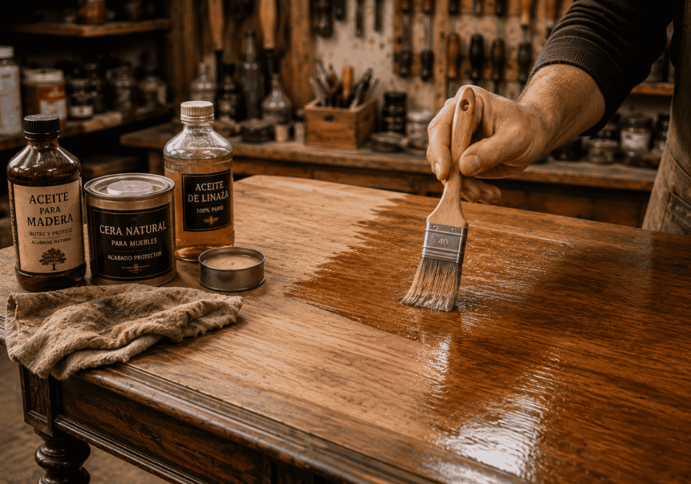 Cómo recuperar el brillo natural de la madera (1)