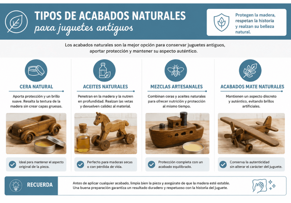 acabados naturales para juguetes antiguos 1