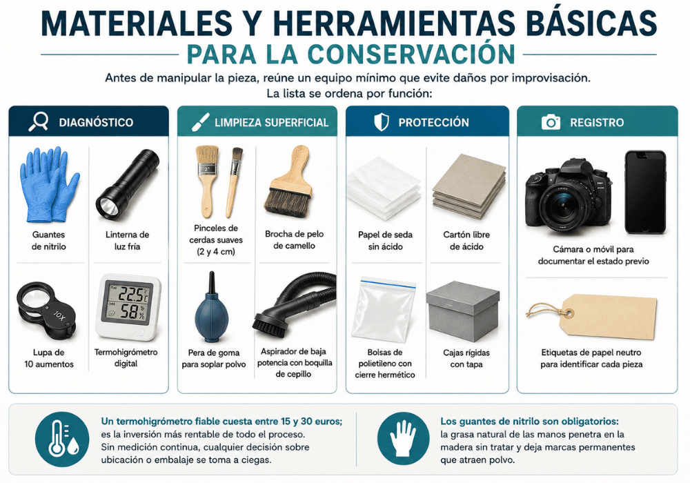 Conservar belén antiguo todo el año